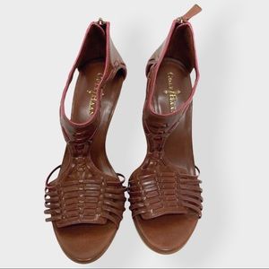 Cole Haan Nike Air Leather T-strap Heels - Size 8